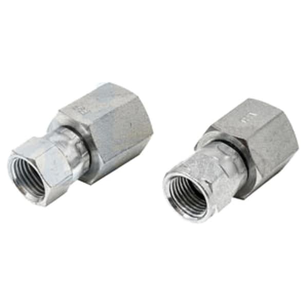 Aftermarket Female JIC Swivel X Female NPT Straight Adapter, 2PK A-43D21-AI - main